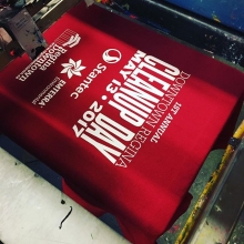 Printing some tees for @reginadowntownbid's First Annual Downtown Regina Cleanup Day on May 13th, 2017