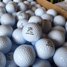 Custom printed golf balls for CIBC Mortgage Advisor, Laura Wittig 🏌⛳️ #regina #yqr #sask #golf #reginagolf #saskgolf #marketing